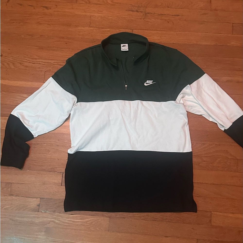 Nike Green Quarter-Zip Pullover